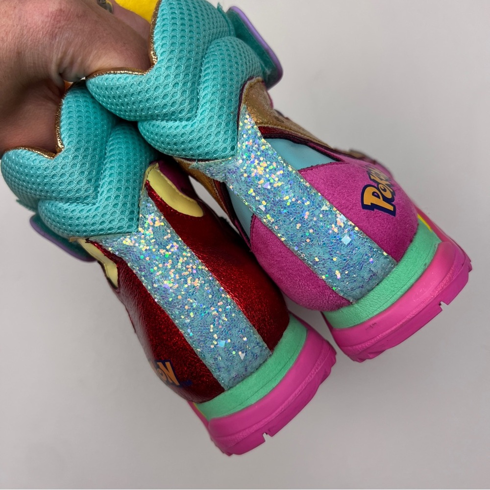 Irregular Choice Pokemon Flames and Bolts High Top Sneakers - Picture 5 of 9